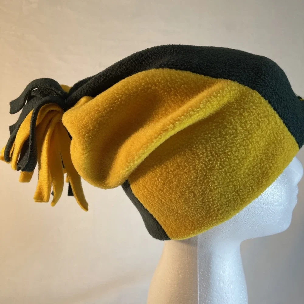 Vintage Green Bay Packers Game Day Fleece‎ Tassel Jester Hat One Size